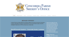 Desktop Screenshot of concordiasheriff.org